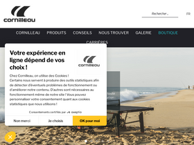 'cornilleau.com' screenshot