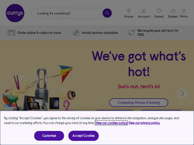 'currys.ie' screenshot