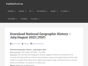 'paidshitforfree.com' screenshot