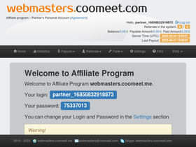 webmasters.coomeet.com