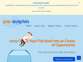 'jobdolphin.com' screenshot