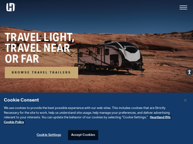'heartlandrvs.com' screenshot