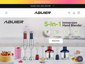 Abuler homepage screenshot