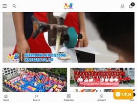 nbinflatable.com homepage screenshot