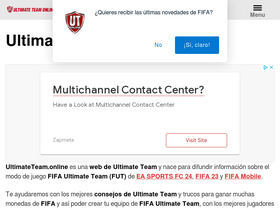 'ultimateteam.online' screenshot