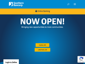'banksouthern.com' screenshot
