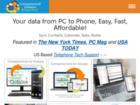 'companionlink.com' screenshot
