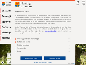 'haninge.se' screenshot
