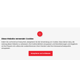 'conforama.ch' screenshot