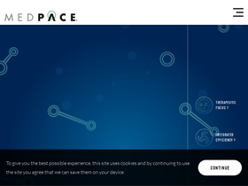 'medpace.com' screenshot