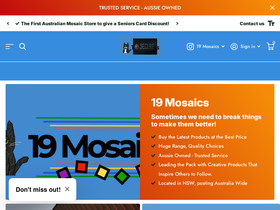 19mosaics.com homepage screenshot