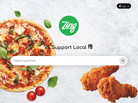 'zingmyorder.com' screenshot