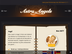 'astroangels.nl' screenshot