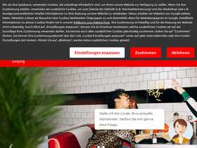 'sparkasse-leipzig.de' screenshot