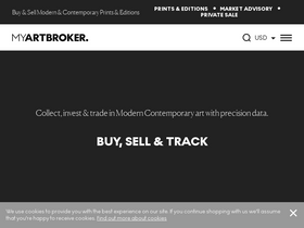 'myartbroker.com' screenshot