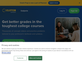 'clutchprep.com' screenshot
