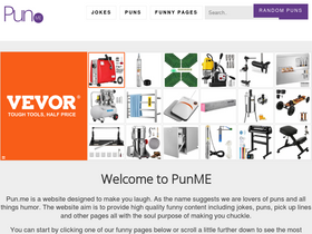 'pun.me' screenshot