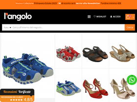 'langolo-calzature.it' screenshot