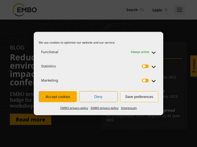 'embo.org' screenshot
