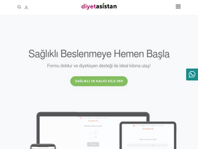 'diyetasistan.com' screenshot