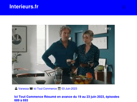 'interieurs.fr' screenshot