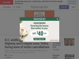 'vancouversun.com' screenshot