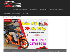 'danhgiaxe.net' screenshot