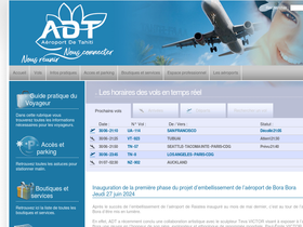 'tahiti-aeroport.pf' screenshot