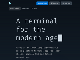 'tabby.sh' screenshot