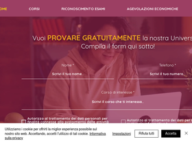 'unipegasoroma.com' screenshot