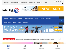 'indianlink.com.au' screenshot