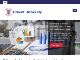 'web2.bilkent.edu.tr' screenshot