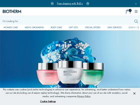 'biotherm.com' screenshot