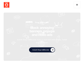 'stop-adblocker.info' screenshot