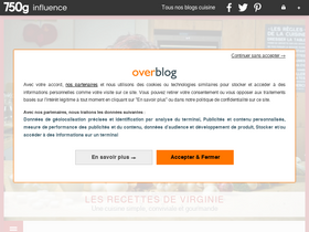'lesrecettesdevirginie.com' screenshot