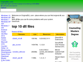 'originaldll.com' screenshot