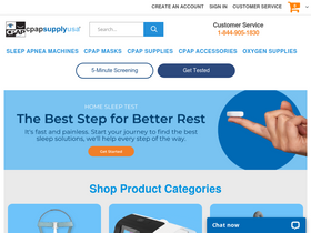 'cpapsupplyusa.com' screenshot