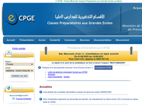 'cpge.ac.ma' screenshot