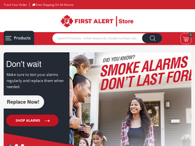 'firstalertstore.com' screenshot