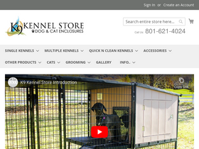 'k9-kennelstore.com' screenshot
