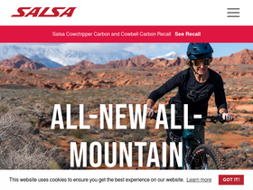 'salsacycles.com' screenshot
