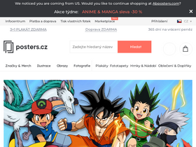 'posters.cz' screenshot