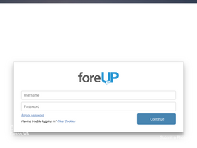 'foreupsoftware.com' screenshot