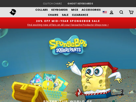 'ghostkeyboards.com' screenshot