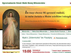 'faustyna.pl' screenshot