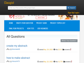 'classgist.com' screenshot