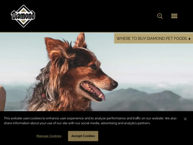 'diamondpet.com' screenshot