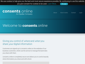 'consents.online' screenshot