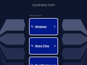 'ryushare.com' screenshot