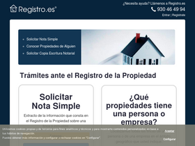 'registro.es' screenshot